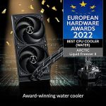 ARCTIC Liquid Freezer II 420 A-RGB - Multi-compatible all-in-one CPU AIO water cooler with A-RGB, compatible with Intel & AMD, efficient PWM-controlled pump, fan speed 200-1900 RPM - Black - Image 5