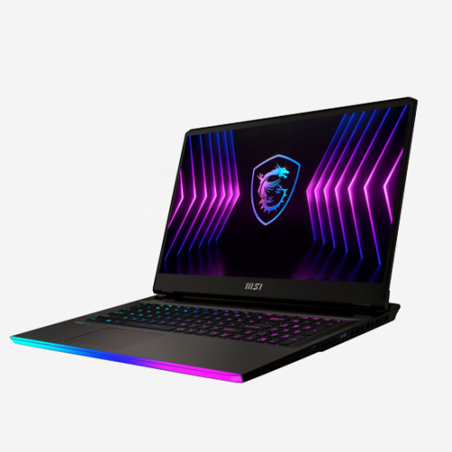 MSI Raider GE77HX 12UHS-239XAE gaming laptop 17.3-inch 360Hz FHD display Intel Core i9-12900HX NVIDIA GeForce RTX 3080 Ti 32GB DDR4 RAM 1TB SSD Dos