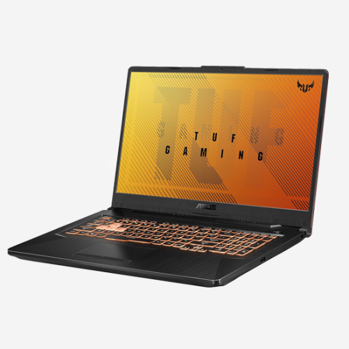 ASUS TUF Gaming F17 FX706HF 17.3 inch 144Hz display gaming laptop Intel Core i5-11400H NVIDIA GeForce RTX 2050 4GB GPU 8GB RAM 512GB SSD backlit keyboard Dos
