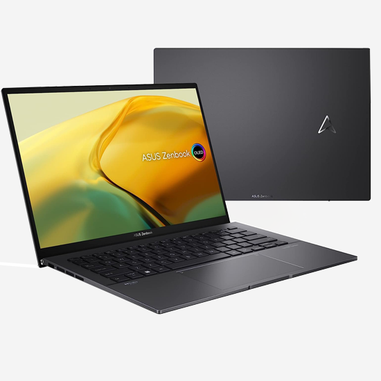 vvv ASUS ZenBook UM5401QA-L7256 14 inch laptop AMD Ryzen 7 5800H 16GB RAM 1TB SSD Dos Black - Image 1