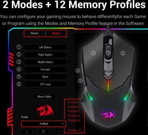 REDRAGON M601 RGB