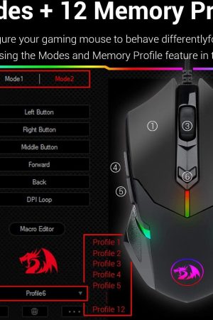 REDRAGON M601 RGB