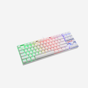 Redragon K552 RGB LED Backlit Wired Mechanical Gaming Arabic Keyboard White