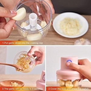 Mini Food Chopper, Mini Food Processor, Small Food Processor Meat Grinder 250ml - Image 3
