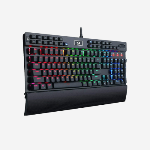 Redragon Yama K550 RGB LED Mechanical Gaming Keyboard131 Key Programmable Macro Keys Wrist Rest Volume control K550RGB-1