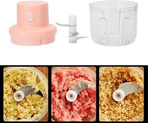 Mini Food Chopper, Mini Food Processor, Small Food Processor Meat Grinder 250ml - Image 2