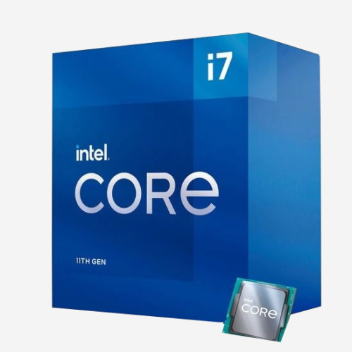 Intel Core i7-11700 11th Gen 8 Cores 16 Threads 4.9 GHz DDR4-3200 Memory Intel UHD 750 Graphics 16MB Cache Memory LGA 1200 Tray