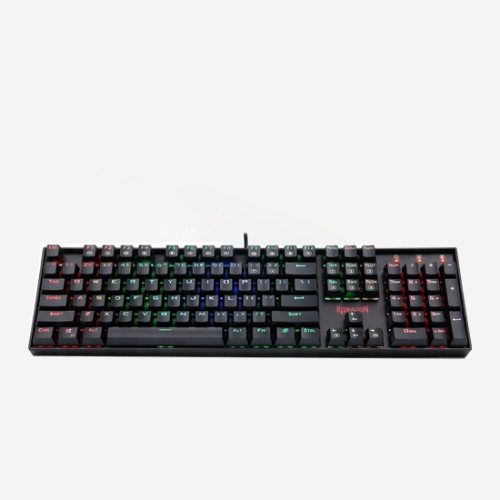 Redragon K551 RGB Mechanical Gaming Keyboard with Cherry MX Blue Switches Vara 104 Keys Numpad Tactile USB Wired Computer Keyboard
