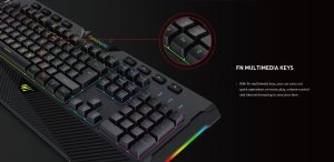 GAMING Keyboard Havit HV-KB486 SEMI-MECHANICAL - Image 2