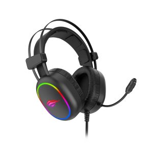 Gaming Headset Super large Unit Speaker RGB Wired with 3D Stereo Surround Sound and HD Omnidirectional  microphone.   Havit Black H2016D - Image 5