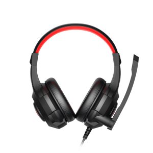 Gaming Headset Wired  High magnetic 40mm speaker, with strong sounding Quality Adjustable single-Head Beam. Havit Black/Red H2031D - Image 4