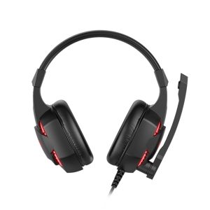 Gaming Headset Wired  High magnetic 40mm speaker, with strong sounding Quality Adjustable single-Head Beam. Havit H2032D-Black-RED   H2032D - Image 5