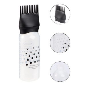 Hair Dye Bottle,Empty Refillable Hair Dye Bottle Applicators with Graduated Comb - Image 3