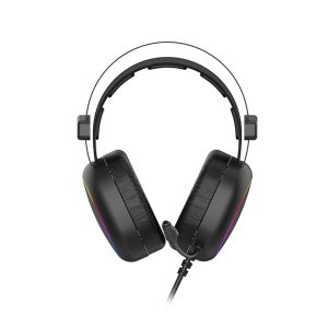 Gaming Headset Super large Unit Speaker RGB Wired with 3D Stereo Surround Sound and HD Omnidirectional  microphone.   Havit Black H2016D - Image 2