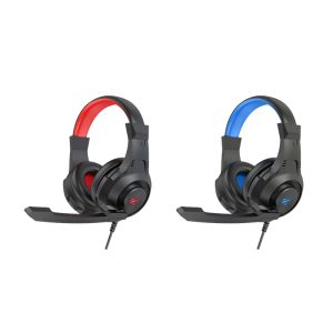 Gaming Headset Wired  High magnetic 40mm speaker, with strong sounding Quality Adjustable single-Head Beam. Havit Black/Red H2031D - Image 3