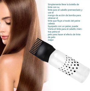 Hair Dye Bottle,Empty Refillable Hair Dye Bottle Applicators with Graduated Comb - Image 8