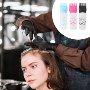 Hair Dye Bottle,Empty Refillable Hair Dye Bottle Applicators with Graduated Comb - Image 2