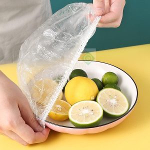 Fresh Keeping Bags Food Cover 200PCS, Reusable Bowl Covers Stretch Lids for Containers - Image 2
