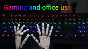 Gaming Keyboard RGB Backlight Wired Mechanical Blue Switch 104 Keys. - Image 2