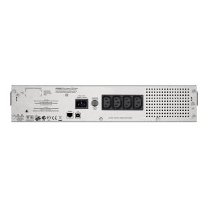 APC Smart-UPS C, Line Interactive, 1000VA, Rackmount 2U, 230V, 4x IEC C13 outlets, USB and Serial communication, AVR, Graphic LCD SMC1000I-2U - Image 2