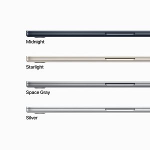 Apple MacBook Air 15-inch (2023) – Apple M2 Chip / 8GB RAM / 256GB SSD / 8-core CPU / 10-core GPU / macOS Ventura / English Keyboard / Silver / International Version – [MQKR3] - Image 2