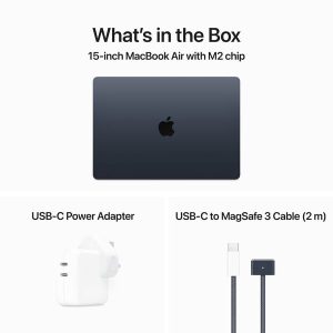 Apple MacBook Air 15-inch (2023) – Apple M2 Chip / 8GB RAM / 256GB SSD / 8-core CPU / 10-core GPU / macOS Ventura / English Keyboard / Space Grey / International Version – [MQKP3] - Image 6