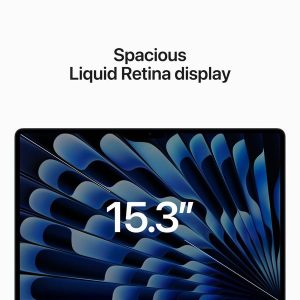 Apple MacBook Air 15-inch (2023) – Apple M2 Chip / 8GB RAM / 256GB SSD / 8-core CPU / 10-core GPU / macOS Ventura / English Keyboard / Midnight / International Version – [MQKW3] - Image 6
