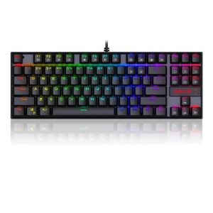 Gaming Keyboard RGB Backlight Wired Mechanical Blue Switch 87 Keys. - Image 4