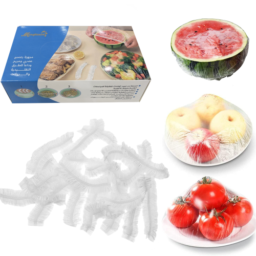 Fresh Keeping Bags Food Cover 200PCS, Reusable Bowl Covers Stretch Lids for Containers