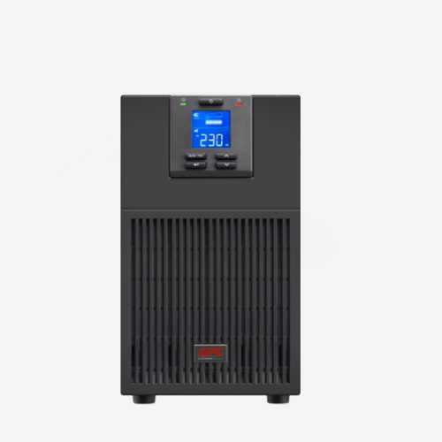 APC Easy UPS On-Line, 3kVA/2400W, Tower, 230V, 6x IEC C13 + 1x IEC C19 outlets, Intelligent Card Slot, LCD SRV3KI