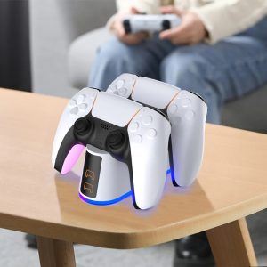 PS5 Controller Charger Station - Fast Charging Playstation 5 Charging Dock and Dual - Image 2