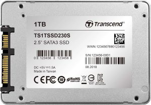 Transcend TS1TSSD230S 1TB SSD230S 2,5inches SSD SATA III 6Gb/s interface, Silver - Image 4