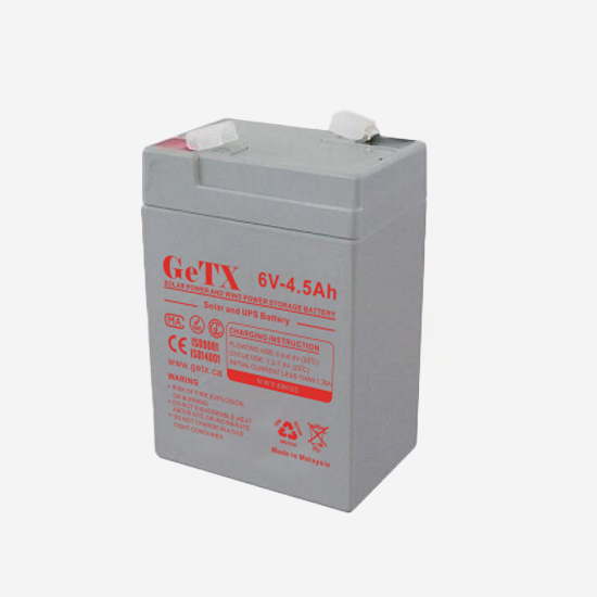 GeTX Rechargeable battery 6V 4.5Ah Lead Acid GX4.56 to meswag