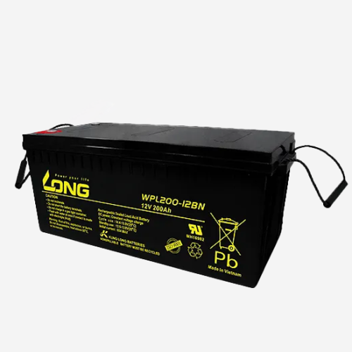 Long 12V 200Ah Rechargeable Sealed Valve Regulated Lead Acid Battery WPL200-12BN