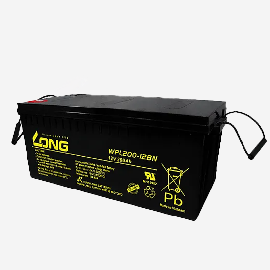 Long 12V 200Ah Rechargeable Sealed Valve Regulated Lead Acid Battery WPL200-12BN Long 12V 200Ah Rechargeable Sealed Valve Regulated Lead Acid Battery WPL200-12BN - Image 1