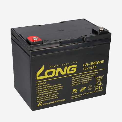 Long 12V 36Ah Rechargeable Sealed Valve Regulated Lead Acid Battery U1-36NE UPS Battery
