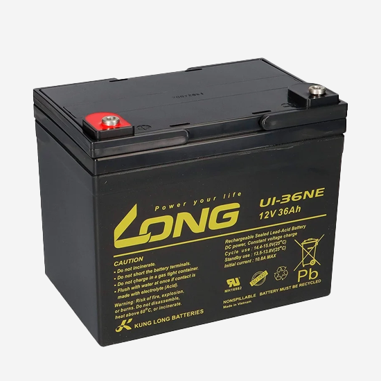 Long 12V 36Ah Rechargeable Sealed Valve Regulated Lead Acid Battery U1-36NE UPS Battery Long 12V 36Ah Rechargeable Sealed Valve Regulated Lead Acid Battery U1-36NE UPS Battery - Image 1