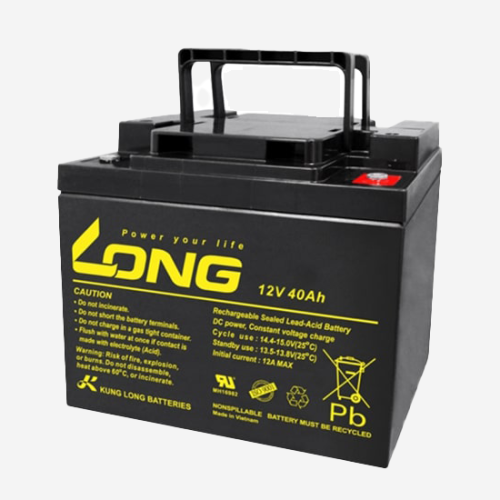 Long 12V 40Ah Rechargeable Sealed Valve Regulated Lead Acid Battery WPS40-12N