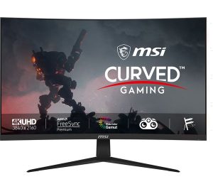 MSI G321CU 4K Ultra HD 32" Curved VA LCD Gaming Monitor - Black - Image 5