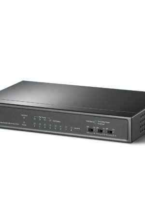 TP Link 8 Port 100MBPS Desktop Switch with 4 Port PoE Black TL-SF1008P