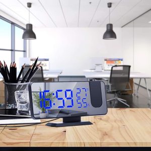 Digital Projection Alarm Clock with Mirror Surface - Image 8