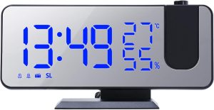 Digital Projection Alarm Clock with Mirror Surface - Image 11