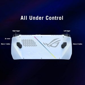 ASUS ROG Ally RC71L White Gaming Handheld, AMD Ryzen Z1 16GB 512GB SSD, Radeon Navi3, WIN11 HOME, 7-inch 120Hz/7ms, Gorilla Glass DXC, Touch Screen - Image 5
