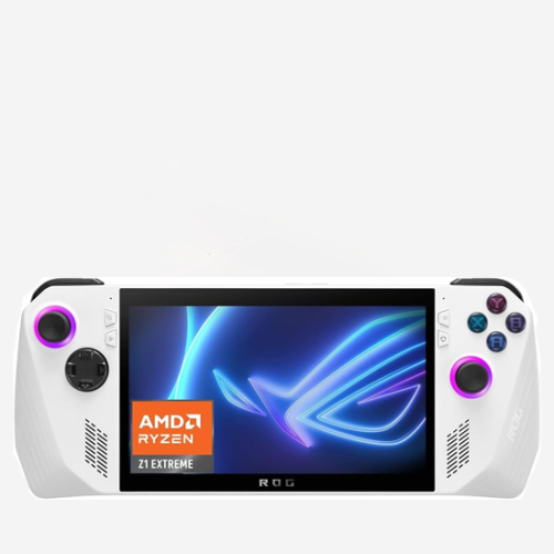 ASUS ROG Ally RC71L White Gaming Handheld, AMD Ryzen Z1 16GB 512GB SSD, Radeon Navi3, WIN11 HOME, 7-inch 120Hz/7ms, Gorilla Glass DXC, Touch Screen