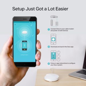 TP Link Deco M5 AC1300 3Pack Whole Home Mesh WIFI System