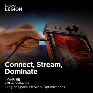 Lenovo Legion Go,Handheld Gaming, AMD Ryzen Z1 Extreme Processor16GB RAM, 512GB SSD Storage, Integrated AMD Radeon Graphics, 8.8"WQXGA 144Hz Display, Windows 11 - Image 4