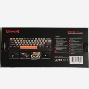 REDRAGON K530 Draconic Pro RGB 60% Gaming Wireless & Bluetooth Mechanical Keyboard - Brown Switches - 3 Connection Modes (Wired, Wireless 2.4Ghz and Bluetooth - Image 6