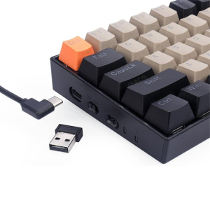 REDRAGON K530 Draconic Pro RGB 60% Gaming Wireless & Bluetooth Mechanical Keyboard - Brown Switches - 3 Connection Modes (Wired, Wireless 2.4Ghz and Bluetooth - Image 7