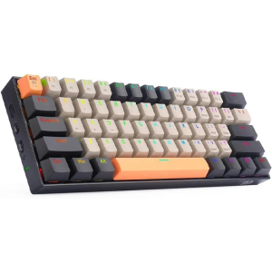 REDRAGON K530 Draconic Pro RGB 60% Gaming Wireless & Bluetooth Mechanical Keyboard - Brown Switches - 3 Connection Modes (Wired, Wireless 2.4Ghz and Bluetooth - Image 2