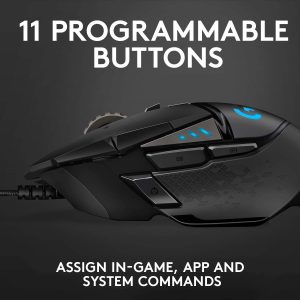 Logitech G502 HERO Gaming Mouse with Sensor  5 Adjustable Weights, Balance Tuning) | - Image 5